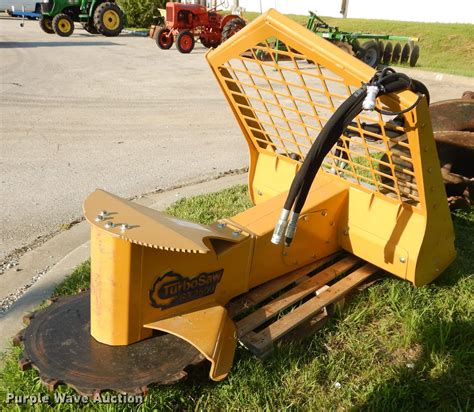 used skid steer tree saw